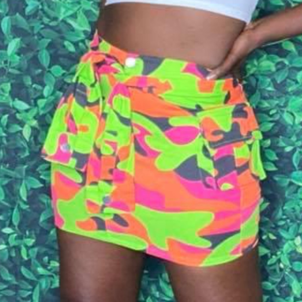 Neon Soldier Skort
